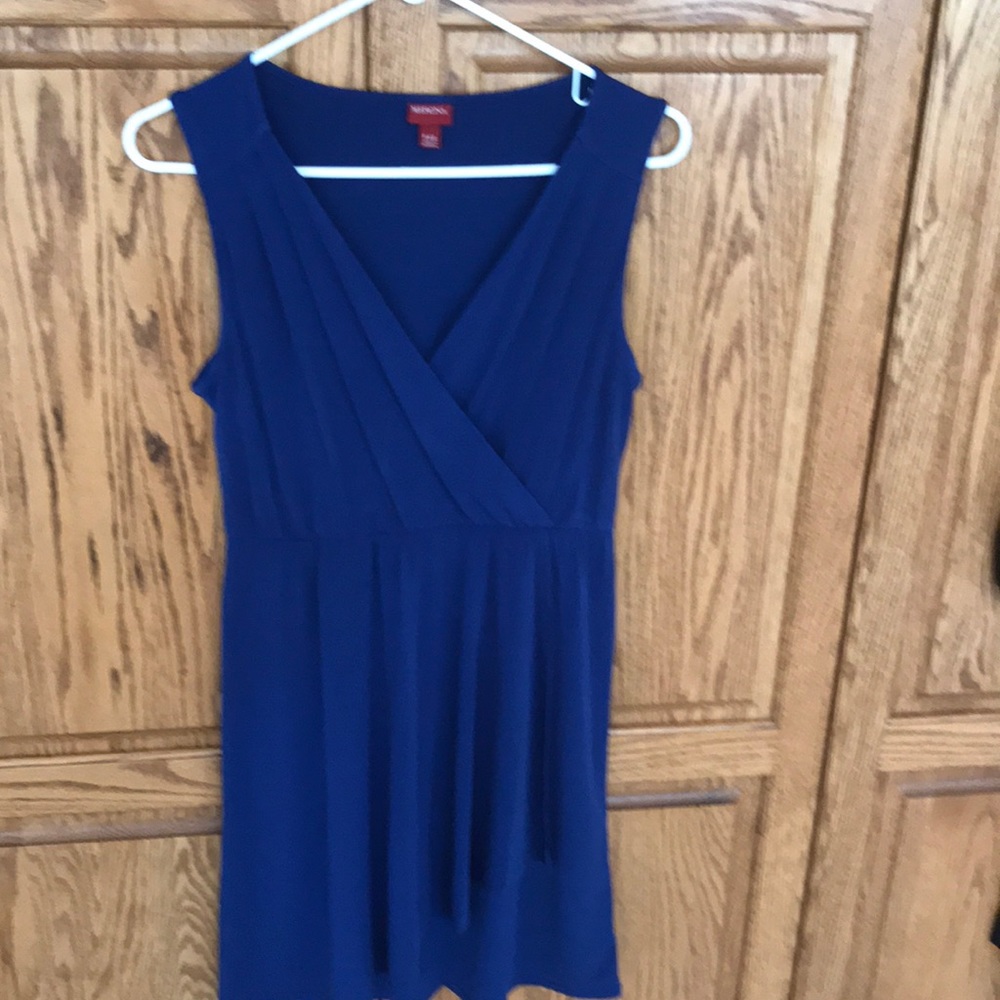 Royal blue dress